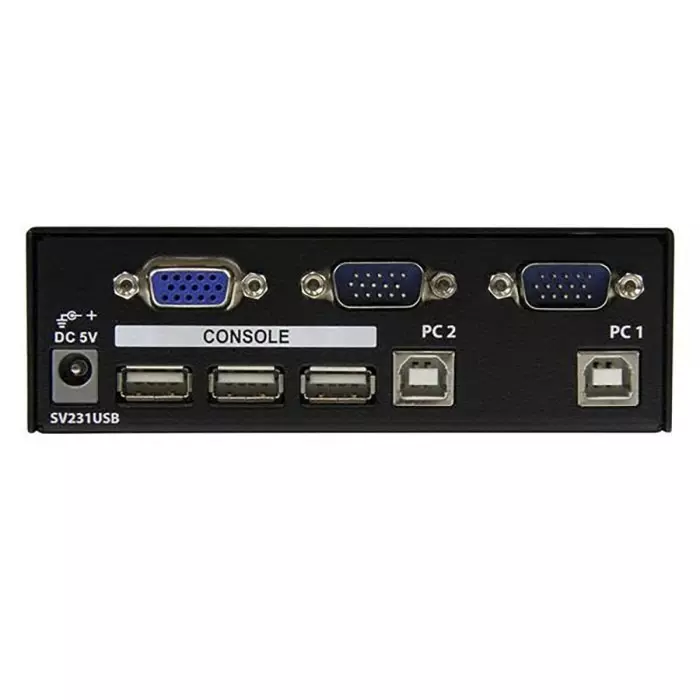 StarTech.com 2 Port USB VGA KVM Switch 1920 x 1440 Maximum Resolution, SV231USBGB