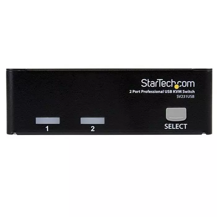 StarTech.com 2 Port USB VGA KVM Switch 1920 x 1440 Maximum Resolution, SV231USBGB