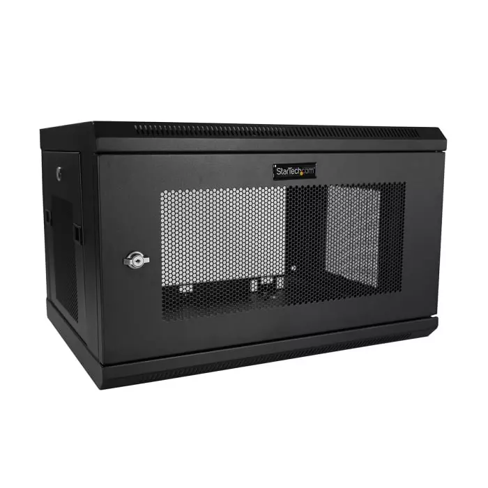 StarTech.com 6U-Rack Server Cabinet Medium 600 x 450 x 371mm, RK616WALM