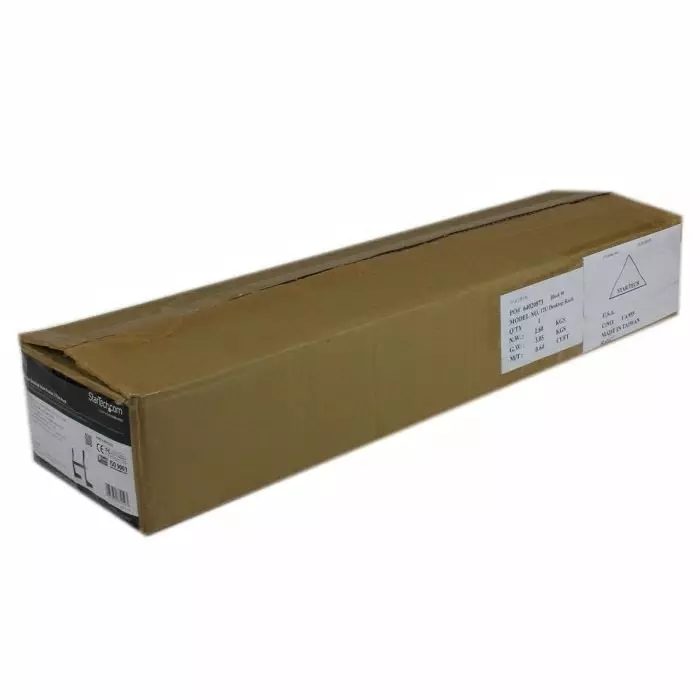 StarTech.com Black 12U Steel Server Rack with 2-Post Frame, RK12OD