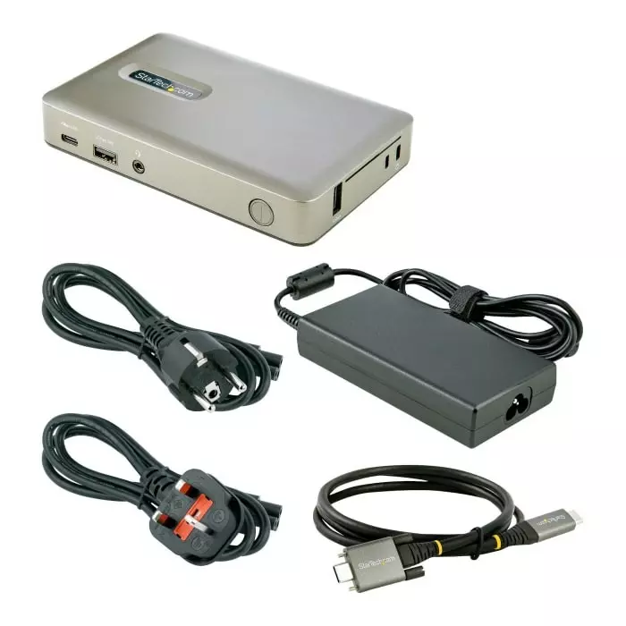 StarTech.com 4K USB 3.2 Docking Station with USB VGA - 4 x USB Ports USB C, DKM30CHDPDUE