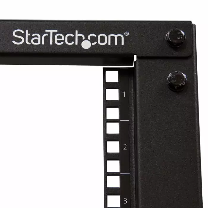 StarTech.com Black 18U Steel Server Rack with 4-Post Frame, 4POSTRACK18U