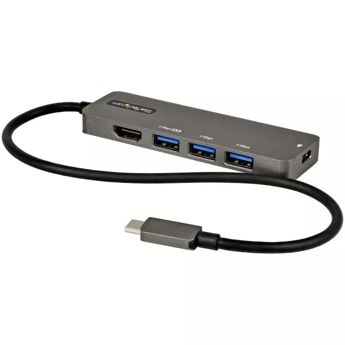 StarTech.com 4K USB-C Docking Station with HDMI - 4 x USB Ports USB A USB C, DKT30CHPD3