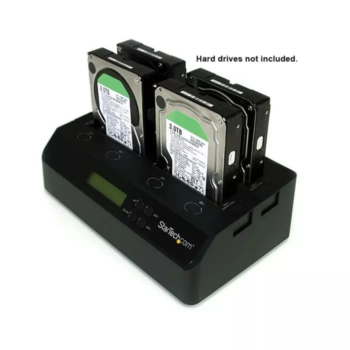 StarTech.com eSATA USB Type B Hard Drive Docking Station for 4 Drives SATA Hard Drive 2.5 x 3.5in, SATDOCK4U3RE