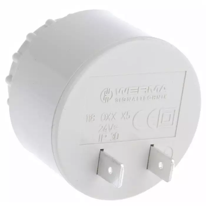 Werma Piezo Buzzer Panel Mount, 118.068.15