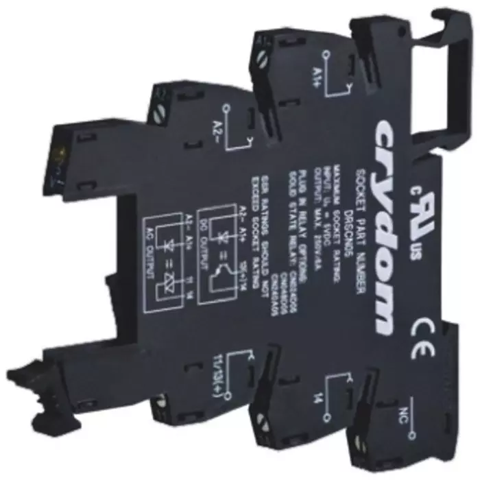 SENSATA/CRYDOM Relay Socket DIN Rail, DRSCN24