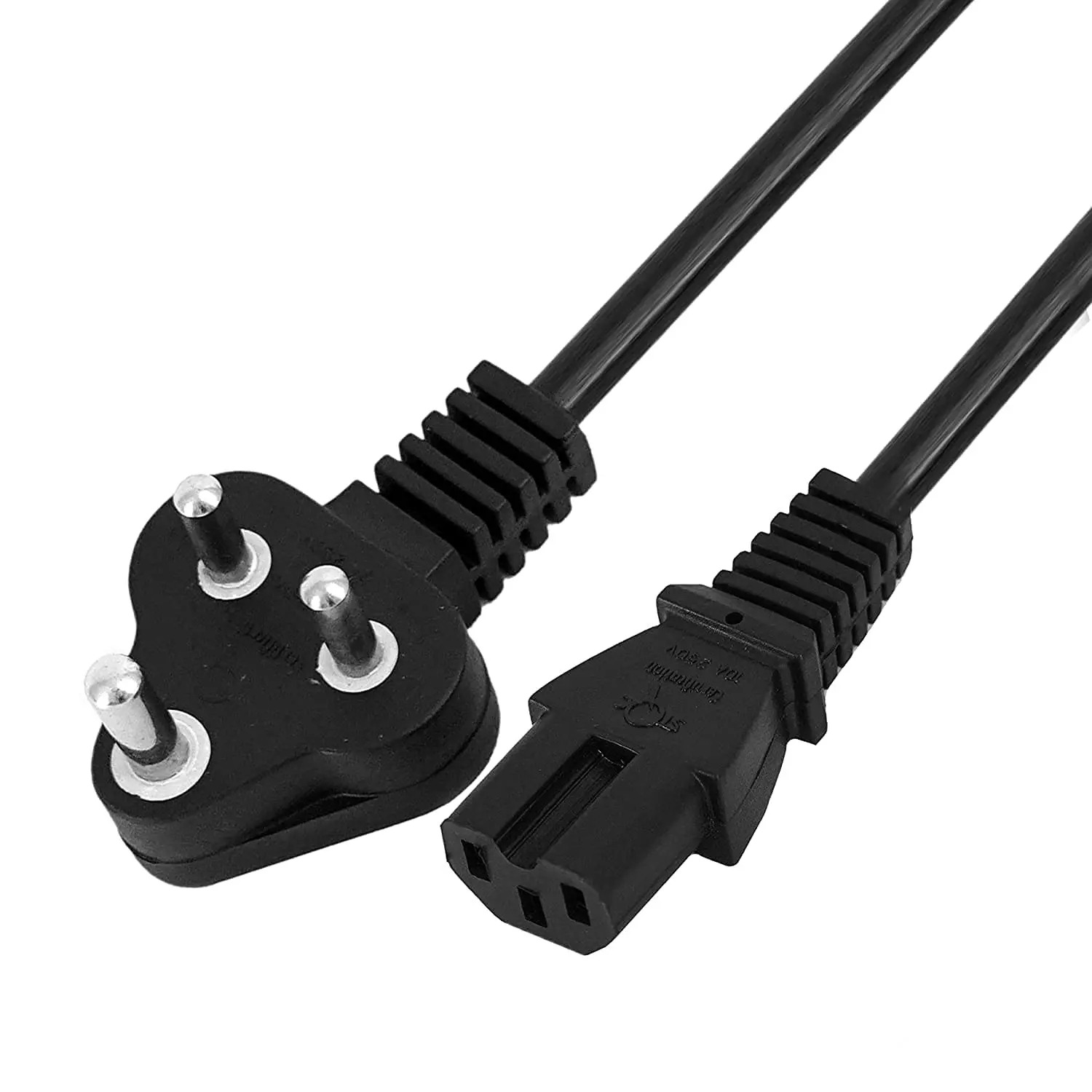 DIGITONE 3 Pin Power Cord 2 m Cord Length 100 W Power PVC 6 A Current