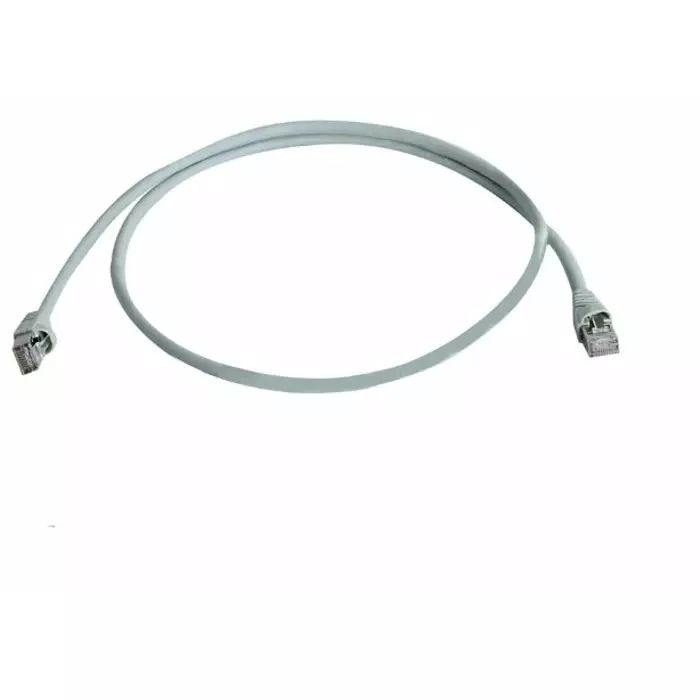 Telegartner 3m Cat6a Grey RJ45 to Male RJ45 Male S/FTP Shielded Terminated LSZH Sheath, L00002A0112