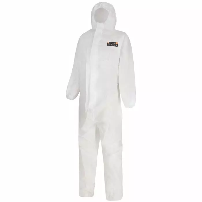 Skytec White Disposable Coverall L, PDS2B/HS200+/WH3