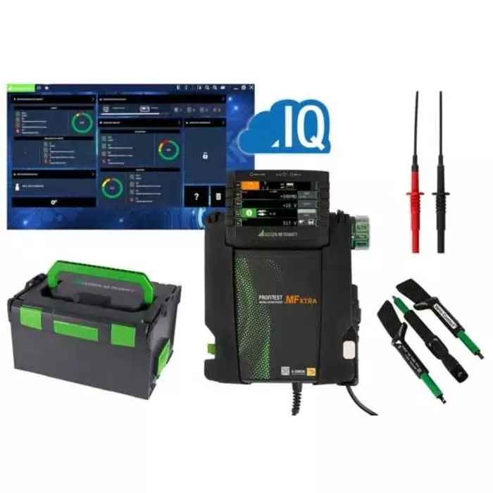GOSSEN METRAWATT PROFiTEST MFxTRA Starter-Set Multifunction Tester 600V Earth Resistance Measurement With USB, M537K