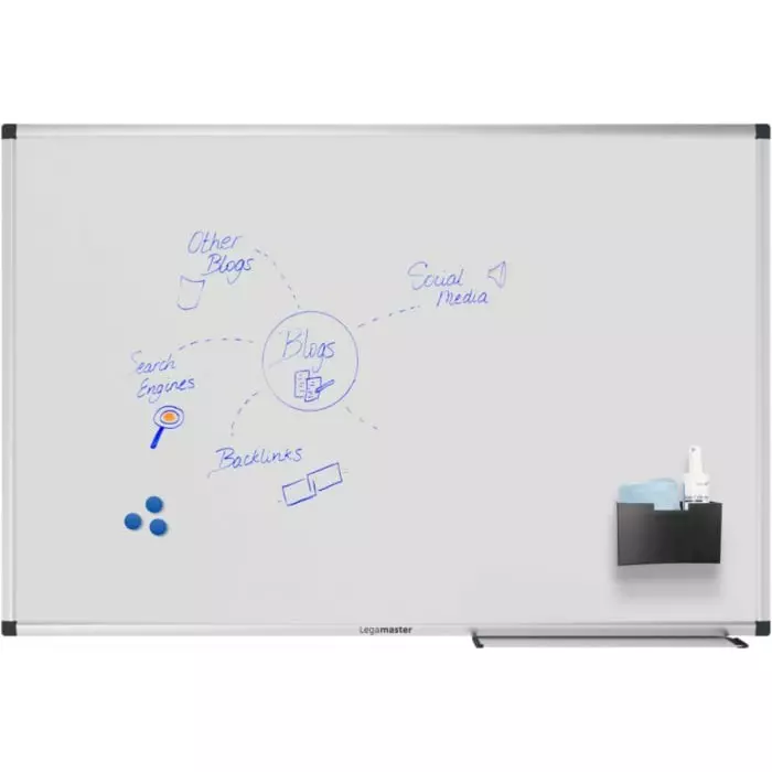 Legamaster White Board 60 cm Height 90 cm Width, 7-108243