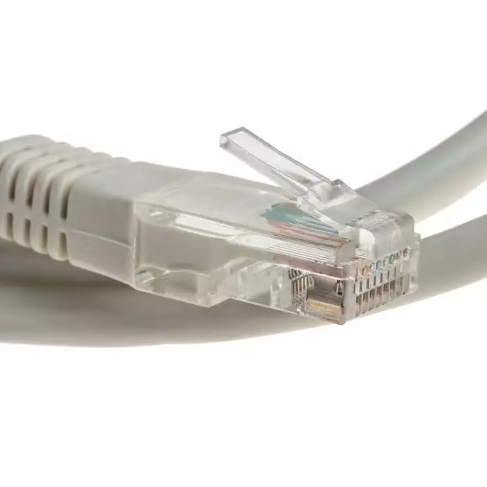 Decelect Ethernet Cable 1 m Cat5e Grey RJ45 to Male RJ45 Male U/UTP Unshielded Terminated PVC Sheath, SPE190655