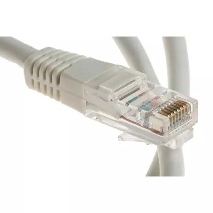 Decelect Ethernet Cable 1 m Cat5e Grey RJ45 to Male RJ45 Male U/UTP Unshielded Terminated PVC Sheath, SPE190655