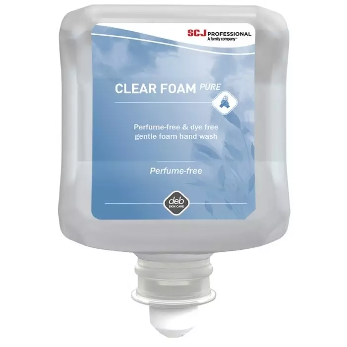 SCJ Professional Unscented Clear FOAM Foaming Hand Cleaner-1L Cartridge, CLR1LRS