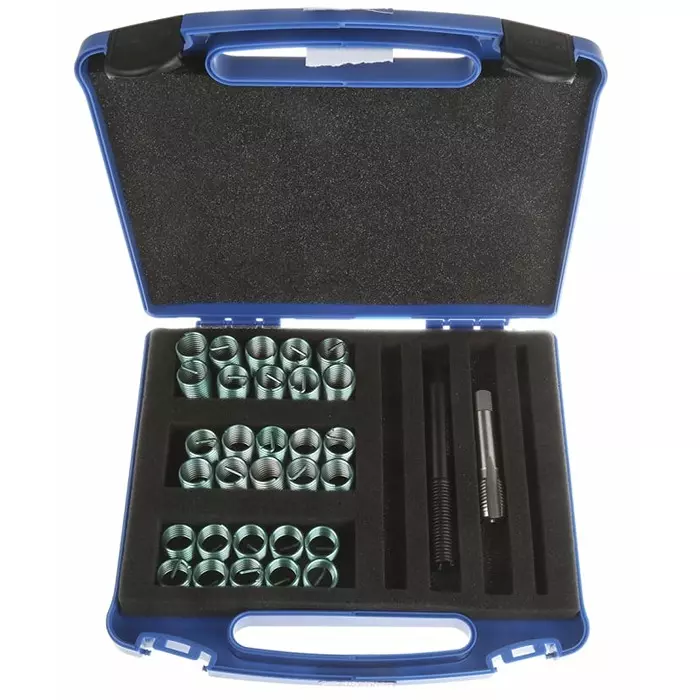 BOLLHOFF Thread Repair Kit 34 Piece Kit, Includes Inserts M16x16 mm, M16x24 mm, M16x32 mm, 41851160000