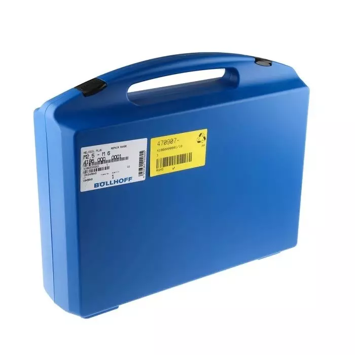 BOLLHOFF Thread Repair Kit 320 Piece Kit, M2.5-M6 Thread Size Range, 41860000001