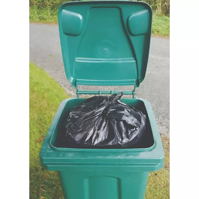 Cromwell Polythene Black Polythene Bin Liner 240L Capacity 100 per Pac kAge, BK240C1 (Pack of 100)