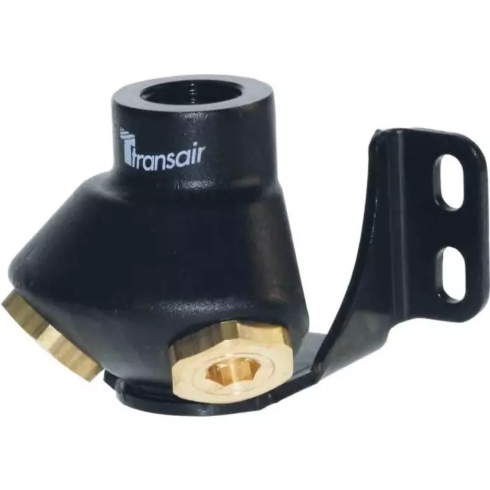Transair 16 Bar Brass G1/2 Wall Bracket, 6690 21 21