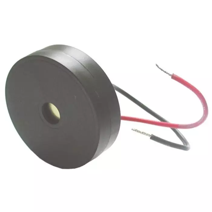 Sonitron 102dB Panel Mount Continuous External Electronic Sounder 54 (Dia.)x19.6 mm 6 V DC Min 15 V DC Max, SAS-2155-S-W