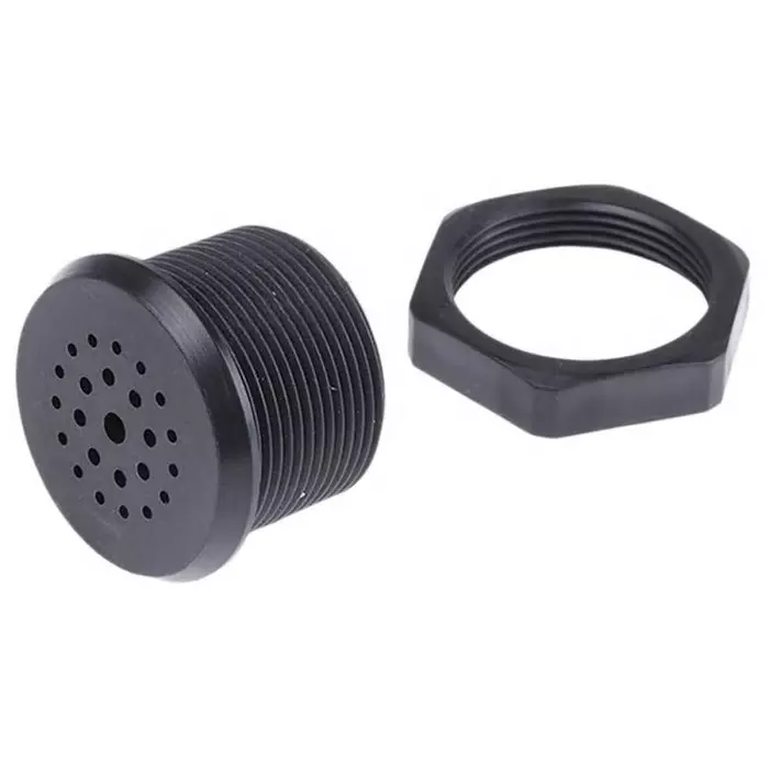 Sonitron 73dB Panel Mount Continuous Internal Piezo Buzzer 36.5x26 mm 2 V DC Min 35 V DC Max, SC235A BLACK
