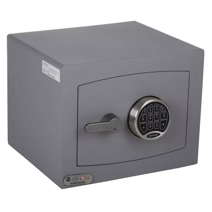 Securikey Security Safe Office, Grey, 374x294x325 mm, 26L, Electronic, 29 Kg, SFMV1ZE
