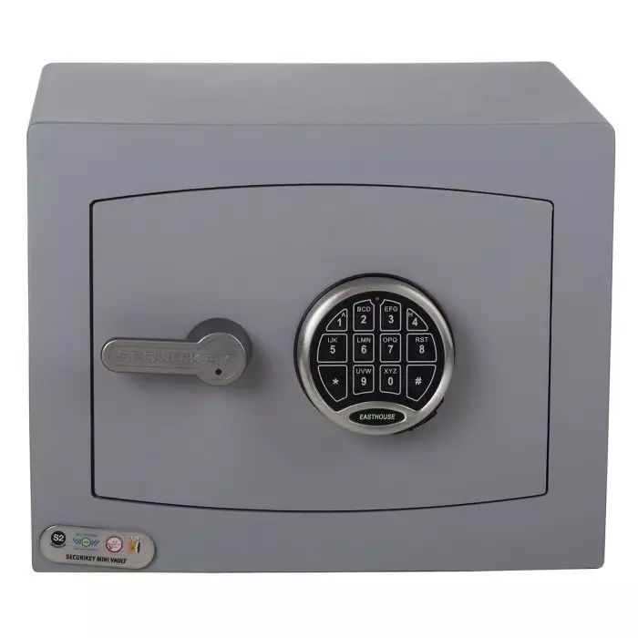 Securikey Security Safe Office, Grey, 374x294x325 mm, 26L, Electronic, 29 Kg, SFMV1ZE