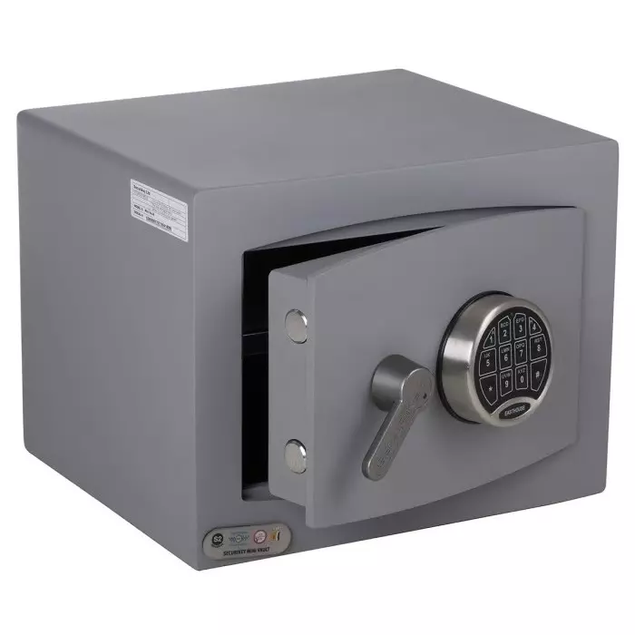Securikey Security Safe Office, Grey, 374x294x325 mm, 26L, Electronic, 29 Kg, SFMV1ZE
