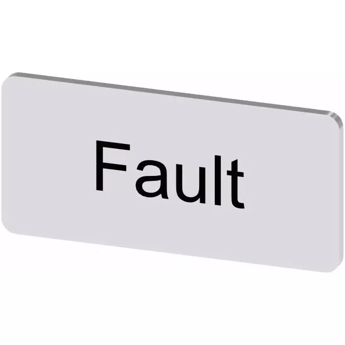 Siemens Labeling Plate, Fault, 3SU1900-0AC81-0EC0