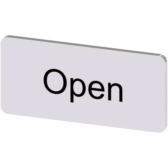 Siemens Labeling Plate, Open, 3SU1900-0AC81-0DW0