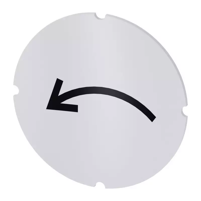 Siemens Insert label, Rotation to Left, 3SU1900-0AB71-0QU0