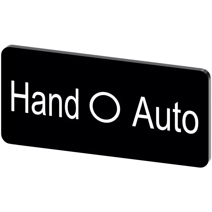 Siemens Labeling Plate, Hand - O - Auto, 3SU1900-0AC16-0DD0