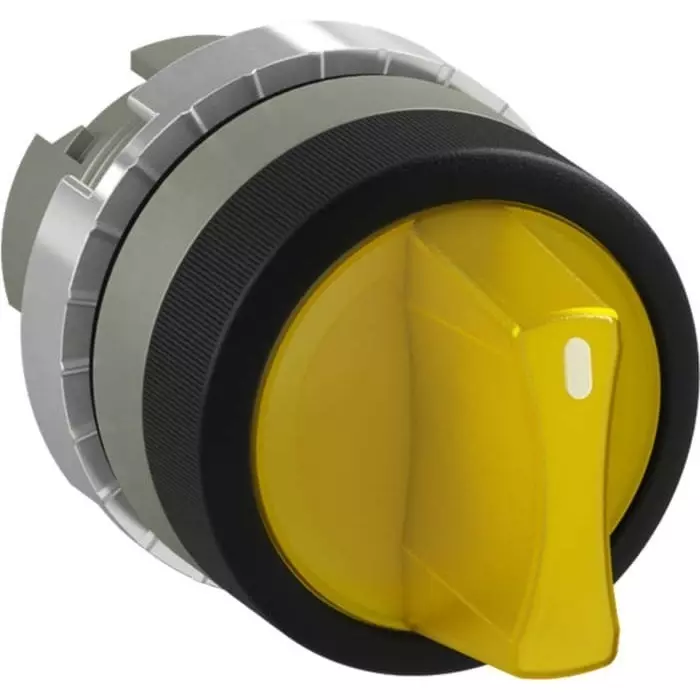 ABB 1SFA1 Series Yellow Momentary Push Button, 1SFA184633R9103 (Pack of 10)