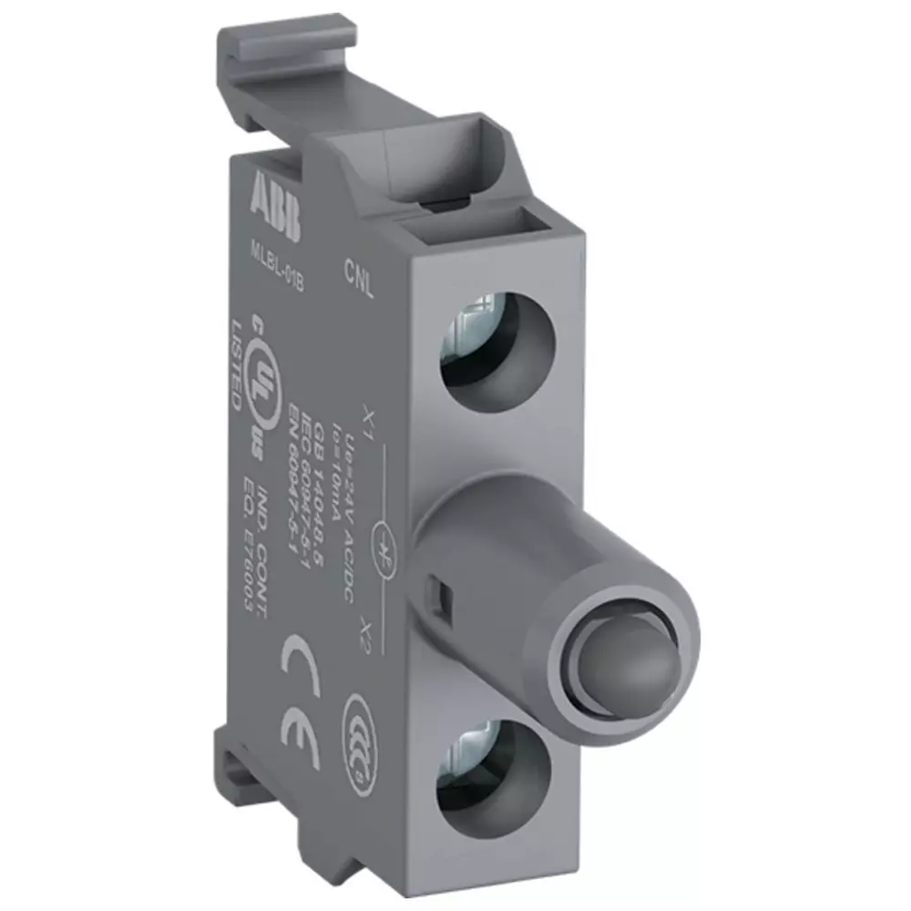 ABB MLBL Series Light Block, 110 V AC, 130 V AC, Red Light, 1SFA611621R2041