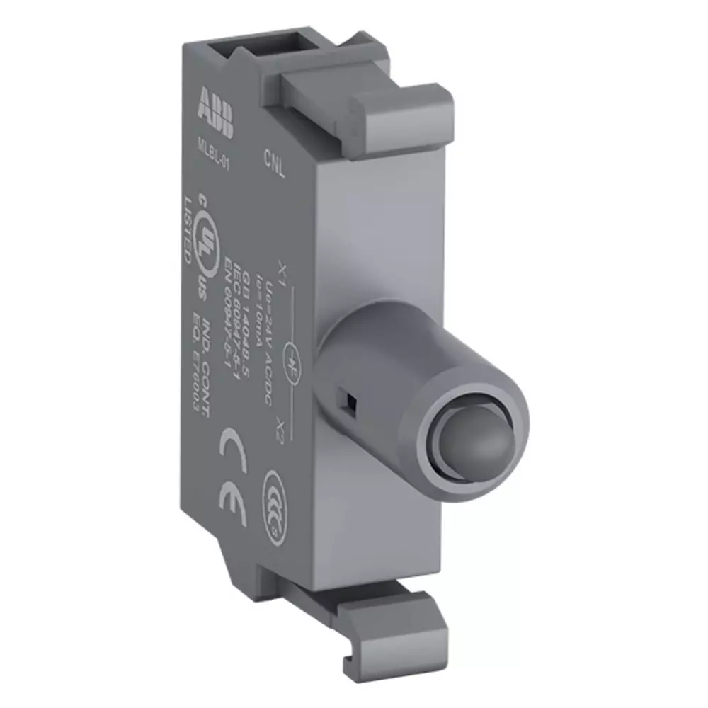 ABB MLBL Series Light Block, 380 V AC, Yellow Light, 1SFA611621R1083 MLBL-08Y