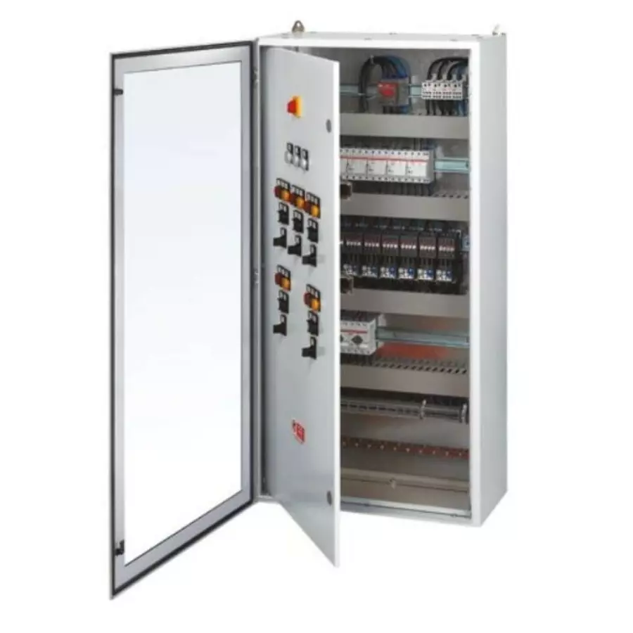 ABB SR/SRN Series Steel RAL 7035 Glazed Door, 400mm H, 500mm W, 500mm L for Use with Enclosure, PTN5046K