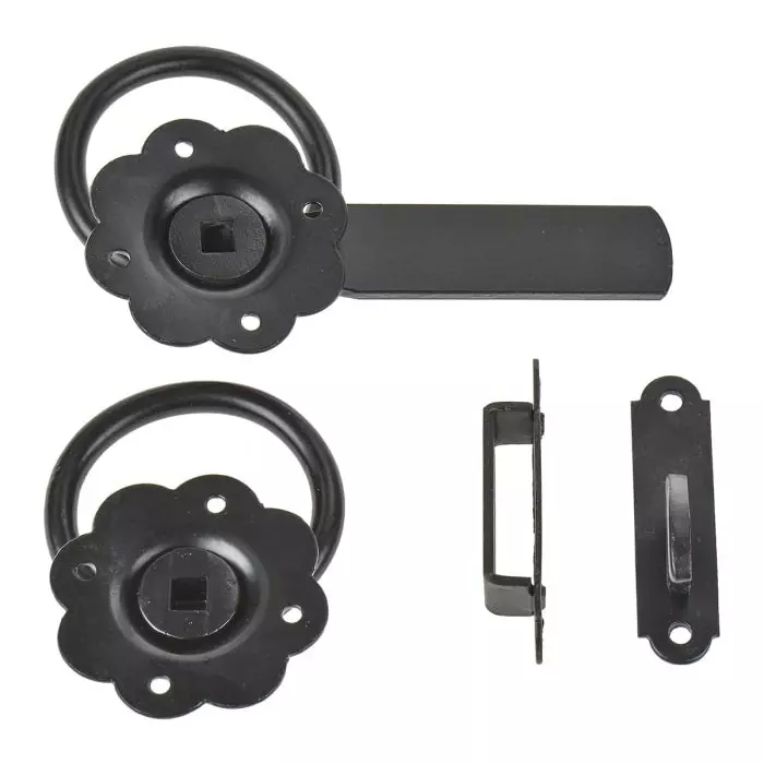 RS Pro Steel Gate Latch, 127 x 80 x 7 mm