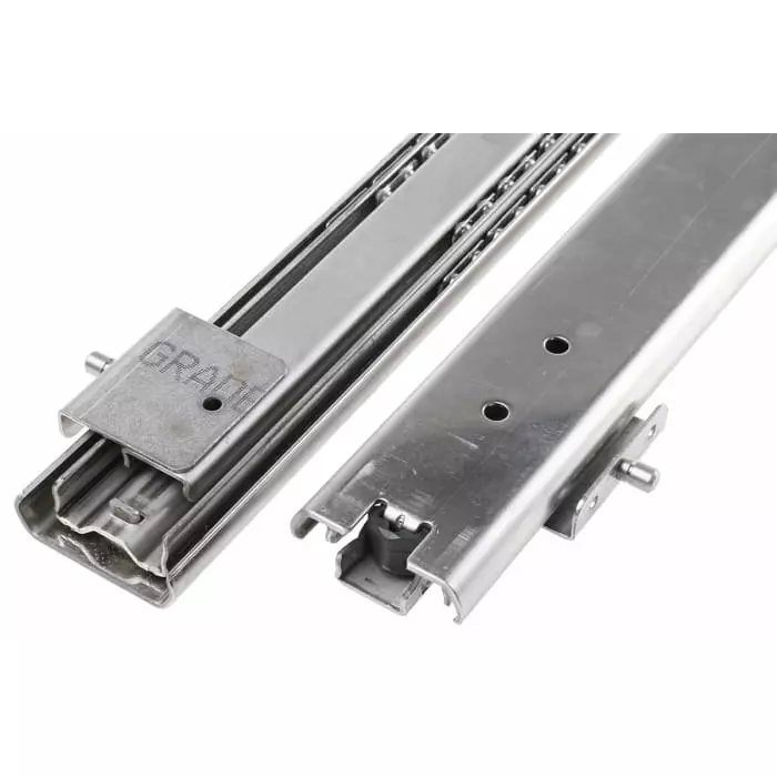 Accuride Telescopic Rail, 542 mm Depth, 120 Kg Max Load, DS5322-0050-2