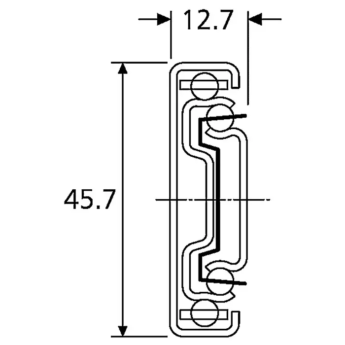 Accuride Telescopic Rail, 650 mm Depth, 50 Kg Max Load, DZ3832-0065SC-RS