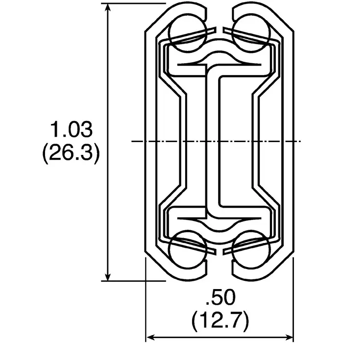 Accuride Telescopic Rail, 308 mm Depth, 32 Kg Max Load, DZ2601-0030