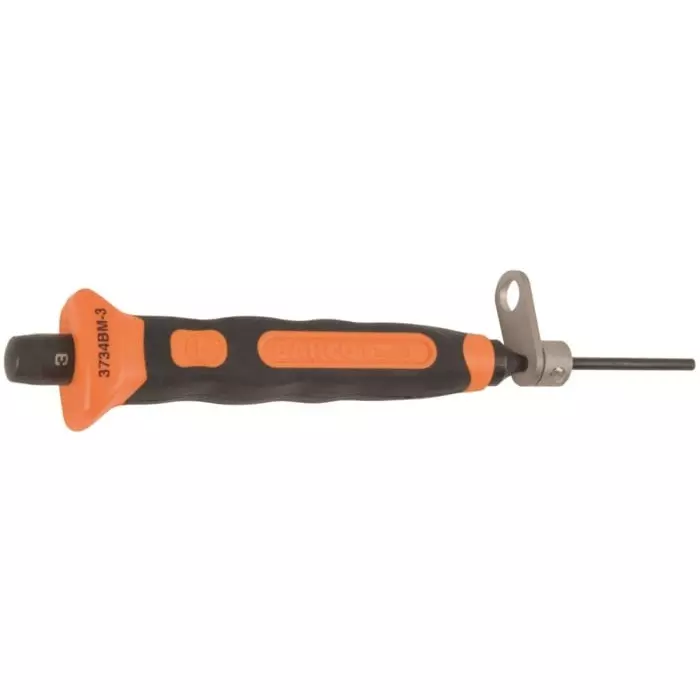 Bahco Bi-Material Parallel Punch 3 mm Shank with Safety Chuck, TAH3734BM-3