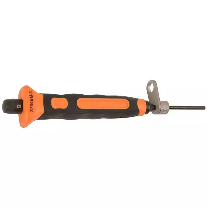 Bahco Bi-Material Parallel Punch 8 mm Shank with Safety Chuck, TAH3734BM-8