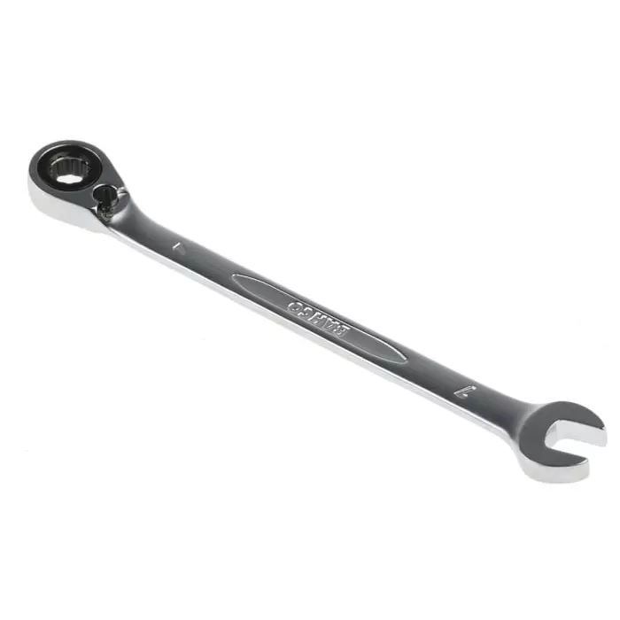Bahco 1RM Series Ratchet Spanner 7 mm Metric Double Ended 140 mm Overall Length, 1RM-7