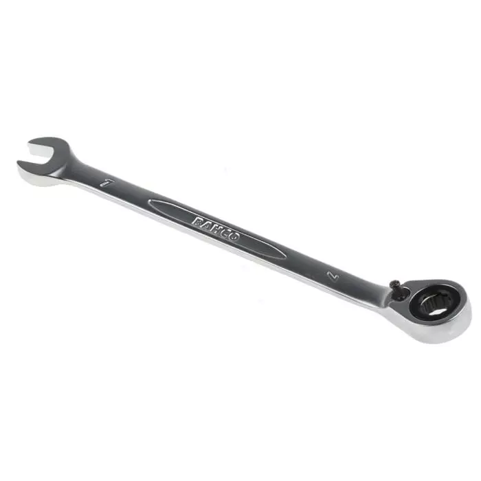 Bahco 1RM Series Ratchet Spanner 7 mm Metric Double Ended 140 mm Overall Length, 1RM-7