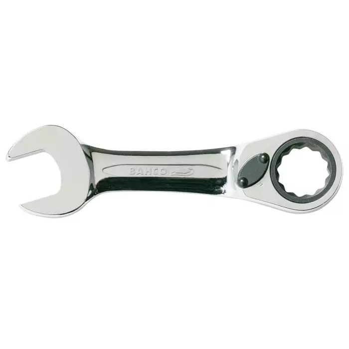 Bahco Ratchet Spanner 19 mm Metric Double Ended 139 mm Overall Length, 10RM-19