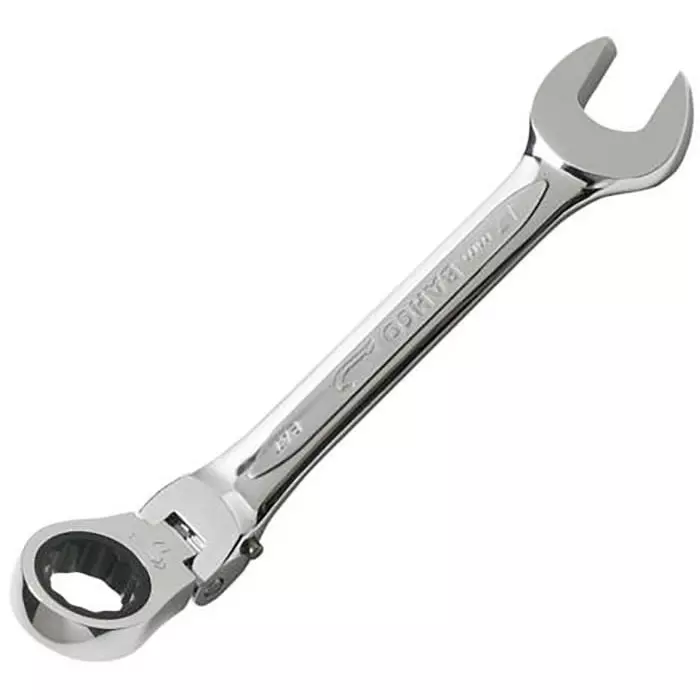Bahco Ratchet Spanner 12 mm Metric Double Ended 148 mm Overall Length, 41RM-12