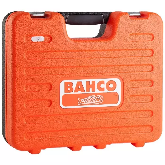 Bahco Standard Socket/Spanner Set Metric 1/2 inch with Ratchet 6 Point, S400 (Set of 40 Pcs)