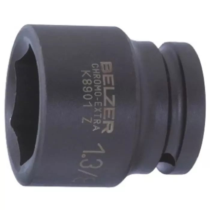 Bahco Standard Impact Socket Alloy Steel Blackened Finish 3/4 inch Square Drive, K8901Z-1.1/8