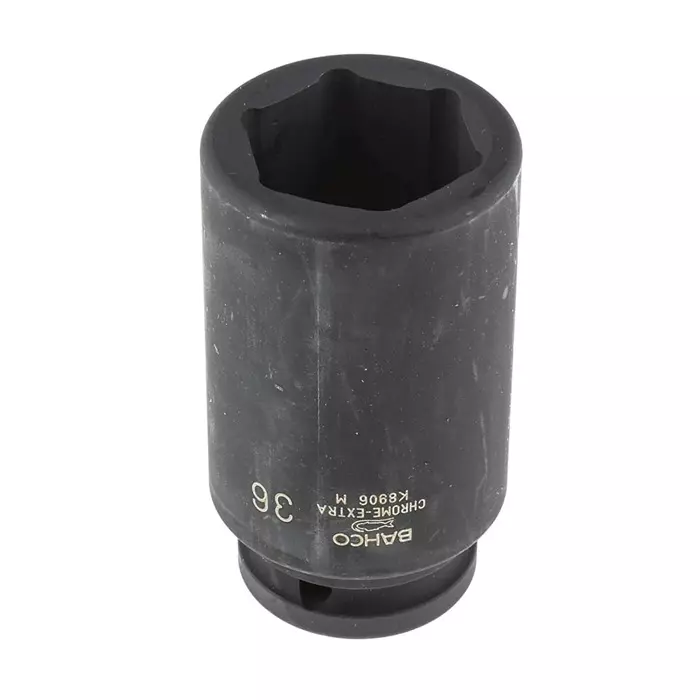 Bahco Deep Impact Socket Alloy Steel Blackened Finish 3/4 inch Square Drive, K8906M-36