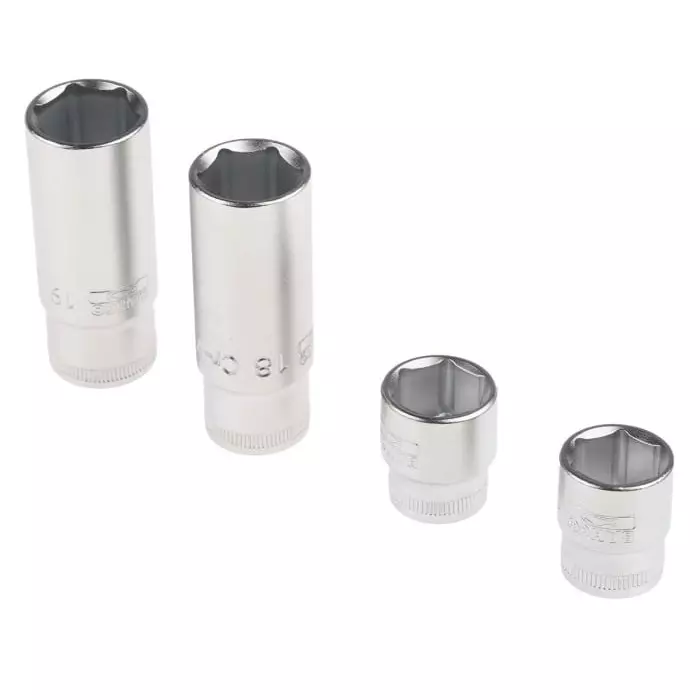 Bahco Deep Socket/Bit Set with Ratchet 6 point Hex Bit Phillips Bit Slotted Bit, S330L (Pack of 53 Pcs)