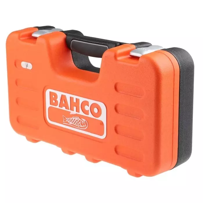 Bahco Deep Socket/Bit Set with Ratchet 6 point Hex Bit Phillips Bit Slotted Bit, S330L (Pack of 53 Pcs)